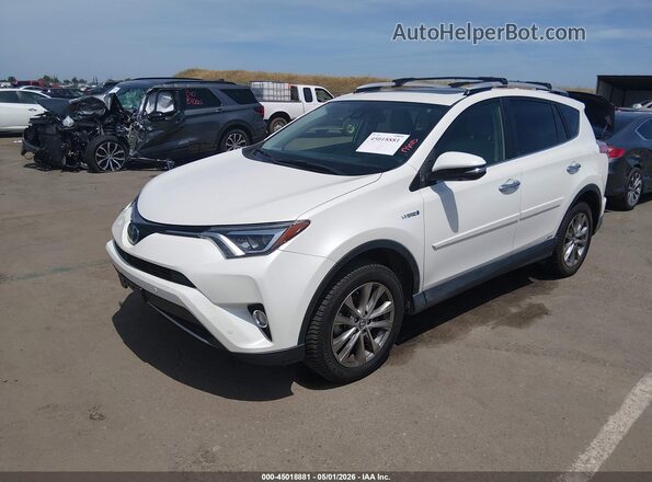 JTMDJREV3GD019605 2016 TOYOTA LIMITED White Առջևի ձախ երեք քառորդ տեսարան