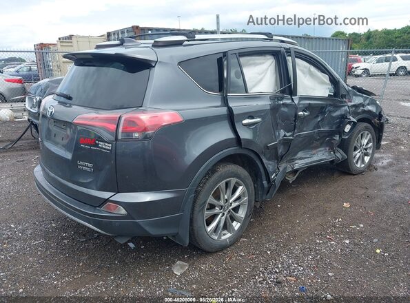 JTMDJREV3JD189096 2018 TOYOTA RAV4 HYBRID Light Blue Задняя правая четверть