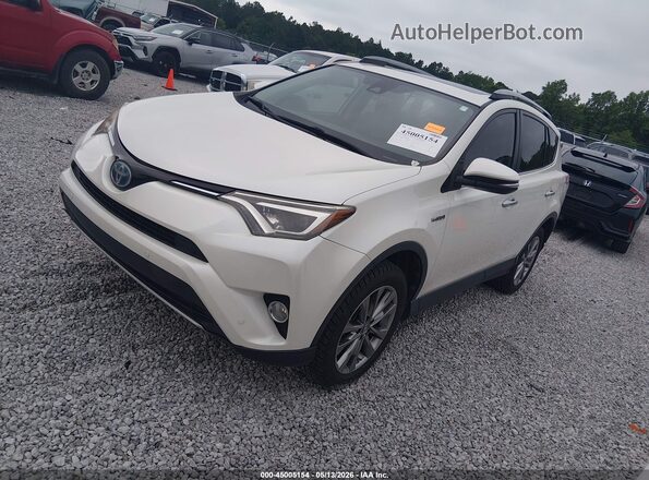 JTMDJREV4HD081886 2017 TOYOTA LIMITED White Vista tres cuartos delantera izquierda