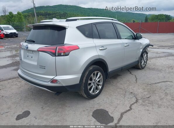 JTMDJREV5GD002045 2016 TOYOTA RAV4 HYBRID Серебряный Задняя правая четверть