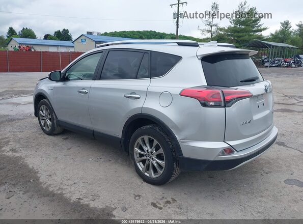 JTMDJREV5GD002045 2016 TOYOTA RAV4 HYBRID Серебряный Задняя левая четверть