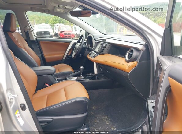 JTMDJREV5GD002045 2016 TOYOTA RAV4 HYBRID Серебряный Вид салона спереди
