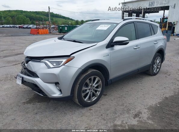 JTMDJREV5GD002045 2016 TOYOTA RAV4 HYBRID Серебряный Передняя левая четверть