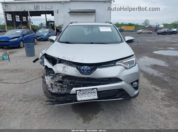 JTMDJREV5GD002045 2016 TOYOTA RAV4 HYBRID Серебряный Вид щитка приборов