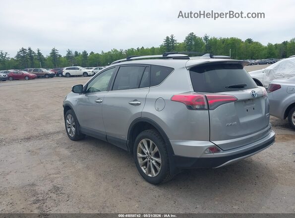 JTMDJREV6HD070596 2017 TOYOTA RAV4 HYBRID Silver Rear left