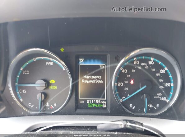 JTMDJREV9GD032553 2016 TOYOTA RAV4 HYBRID Blue Вид задніх сидінь