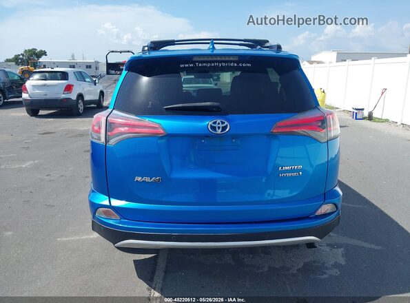 JTMDJREV9GD032553 2016 TOYOTA RAV4 HYBRID Blue 