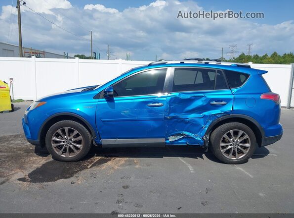 JTMDJREV9GD032553 2016 TOYOTA RAV4 HYBRID Blue Панорамний вид салону 360°