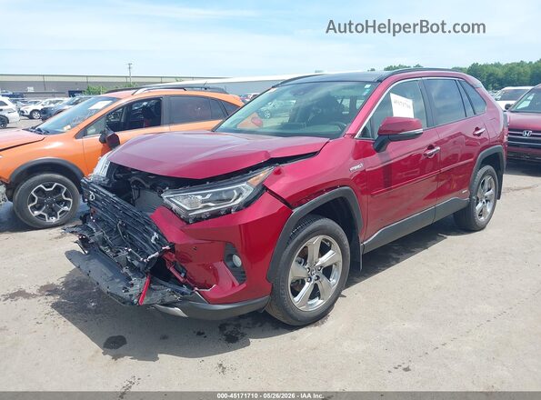 JTMDWRFV3LD536199 2020 TOYOTA RAV4 HYBRID Red Front left