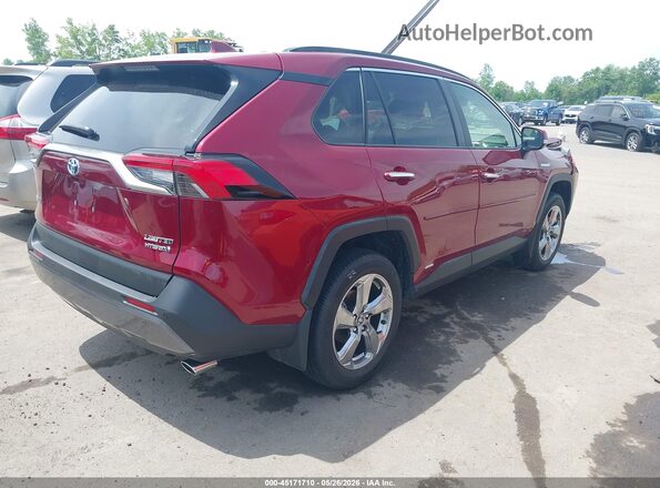 JTMDWRFV3LD536199 2020 TOYOTA RAV4 HYBRID Red Rear right
