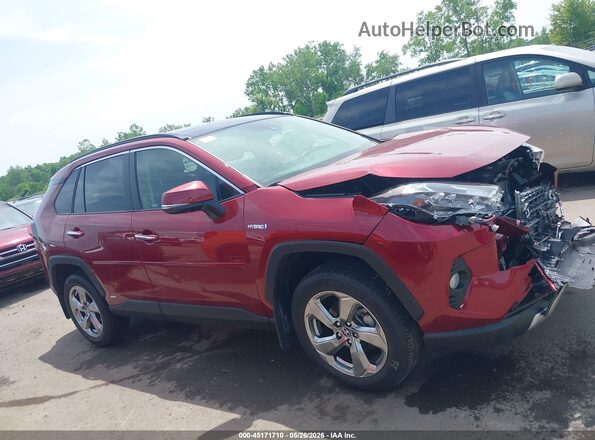 JTMDWRFV3LD536199 2020 TOYOTA RAV4 HYBRID Red Rear interior view
