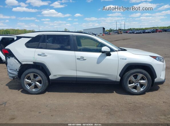 JTMDWRFV7KD027490 2019 TOYOTA RAV4 HYBRID White 