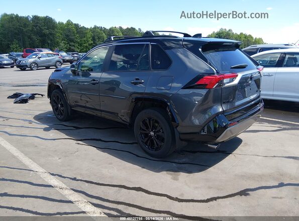 JTME6RFV2NJ021588 2022 TOYOTA RAV4 HYBRID Gray Задня ліва чверть