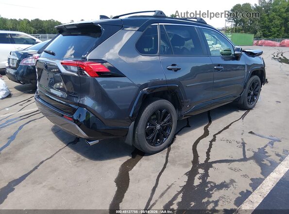 JTME6RFV2NJ021588 2022 TOYOTA RAV4 HYBRID Gray Задня права чверть