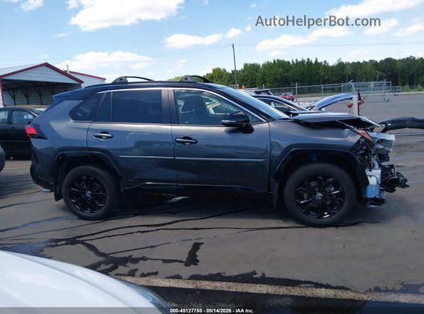 JTME6RFV2NJ021588 2022 TOYOTA RAV4 HYBRID Gray Панорамний вид салону 360°