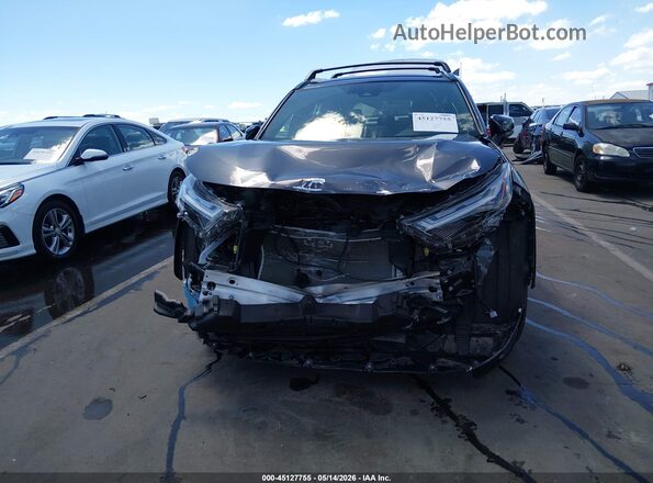 JTME6RFV2NJ021588 2022 TOYOTA RAV4 HYBRID Gray Вид задньої частини салону