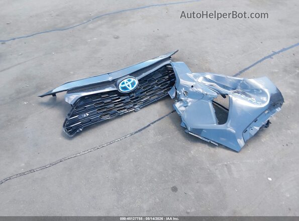 JTME6RFV2NJ021588 2022 TOYOTA RAV4 HYBRID Gray Вид щитка приладів