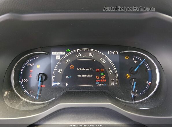 JTME6RFV2NJ021588 2022 TOYOTA RAV4 HYBRID Gray Вид задніх сидінь