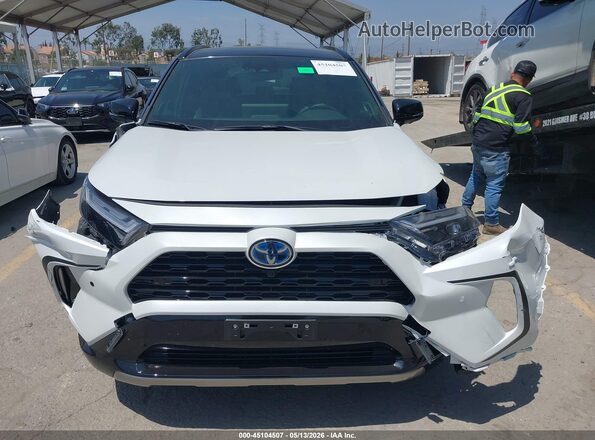JTME6RFV8RJ060529 2024 TOYOTA RAV4 HYBRID White ხელსაწყოთა პანელის ხედი