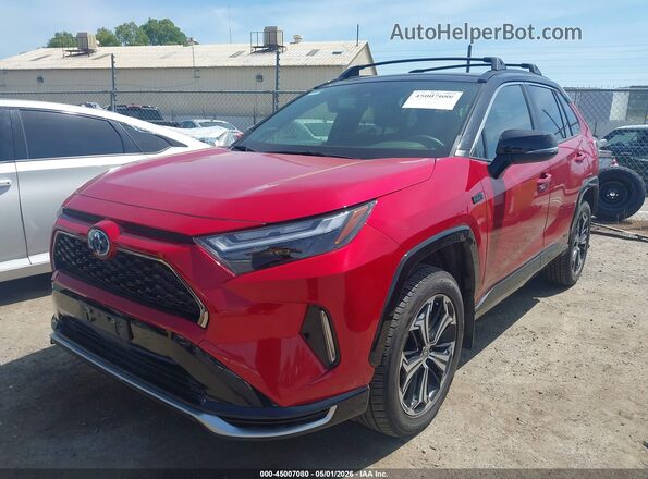 JTMEB3FV2PD165538 2023 TOYOTA RAV4 PRIME Red Առջևի ձախ երեք քառորդ տեսարան