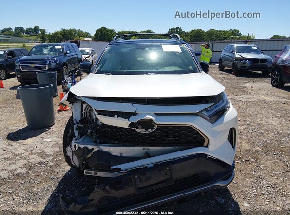 JTMEB3FV9ND086557 2022 TOYOTA RAV4 PRIME White Սալոնի հետևի տեսք