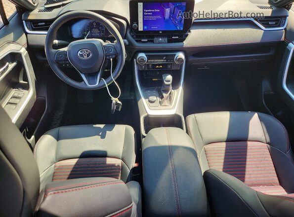 JTMEB3FVXRD231224 2024 TOYOTA RAV4 White Widok deski rozdzielczej