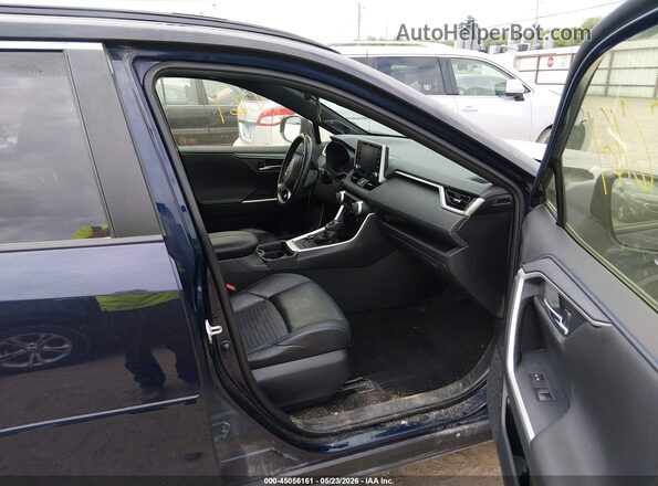 JTMEWRFV1KD521431 2019 TOYOTA RAV4 HYBRID Dark Blue Вид салону спереду