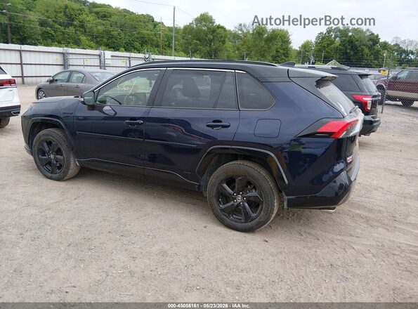 JTMEWRFV1KD521431 2019 TOYOTA RAV4 HYBRID Dark Blue Задня ліва чверть
