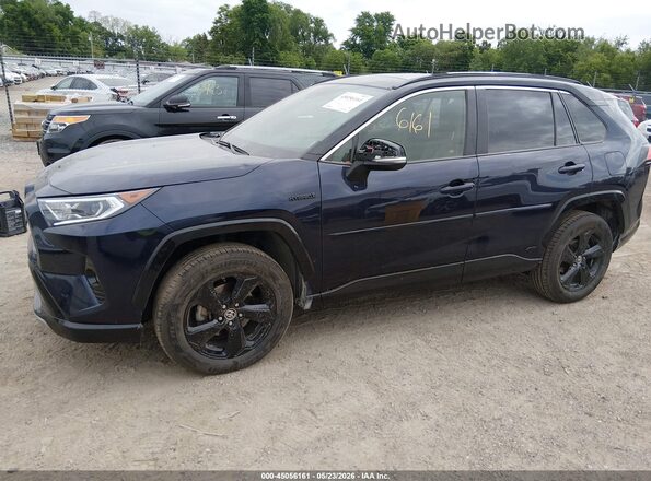 JTMEWRFV1KD521431 2019 TOYOTA RAV4 HYBRID Dark Blue Передня ліва чверть