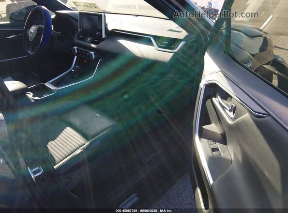 JTMEWRFV1KJ015681 2019 TOYOTA RAV4 HYBRID Синий Вид салона спереди