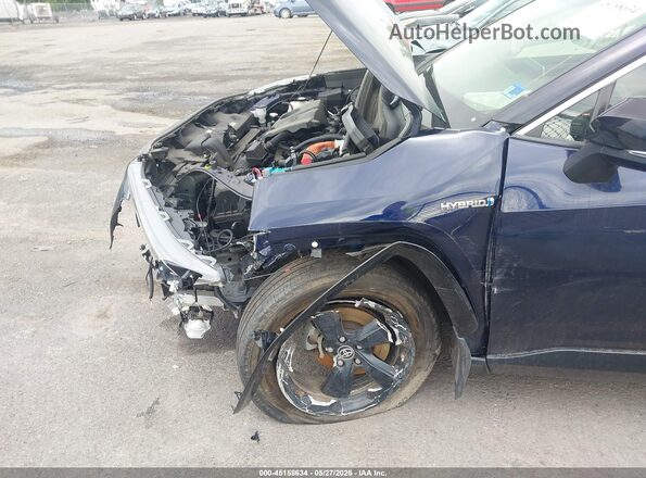 JTMEWRFV2KD521762 2019 TOYOTA RAV4 HYBRID Blue Դիմացի տեսք