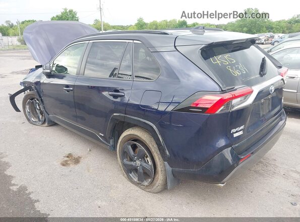 JTMEWRFV2KD521762 2019 TOYOTA RAV4 HYBRID Blue Հետևի ձախ