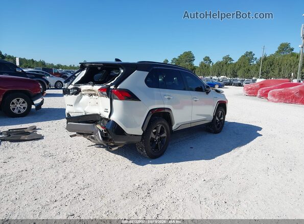 JTMEWRFV4KJ023693 2019 TOYOTA RAV4 HYBRID White Rear right