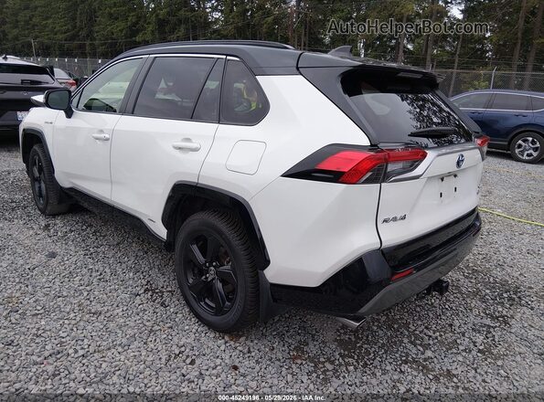 JTMEWRFV4LJ049826 2020 TOYOTA RAV4 HYBRID White Rear left