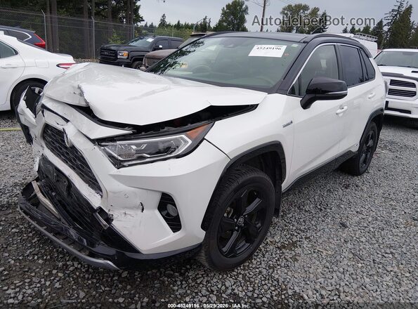 JTMEWRFV4LJ049826 2020 TOYOTA RAV4 HYBRID White Front left