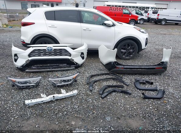 JTMEWRFV5KD515339 2019 TOYOTA RAV4 HYBRID White 