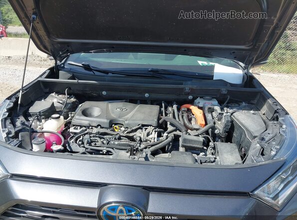 JTMEWRFV5KJ023170 2019 TOYOTA RAV4 HYBRID Gray უკანა ხედი
