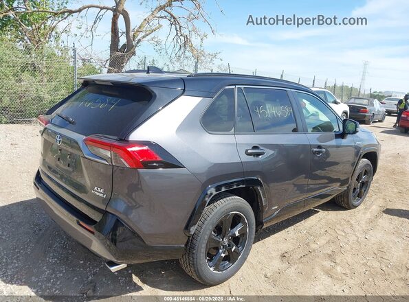 JTMEWRFV5KJ023170 2019 TOYOTA RAV4 HYBRID Gray უკანა მარჯვენა
