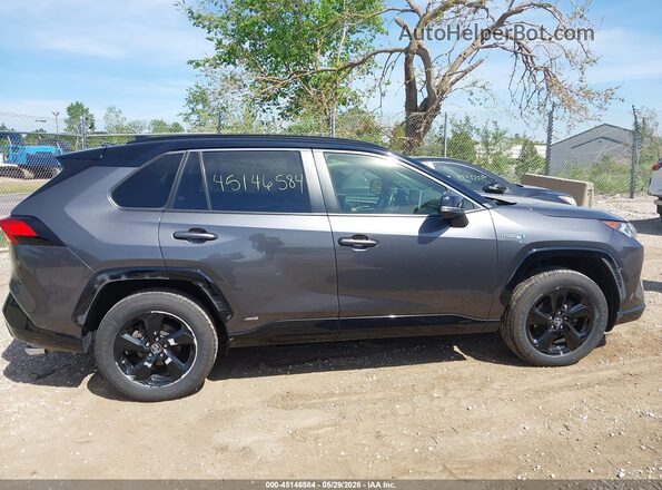 JTMEWRFV5KJ023170 2019 TOYOTA RAV4 HYBRID Gray უკანა სალონის ხედი