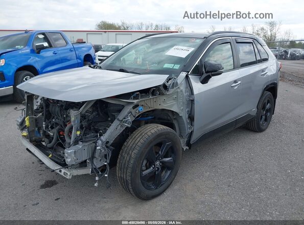JTMEWRFV7KD505816 2019 TOYOTA RAV4 HYBRID Silver Передня ліва чверть