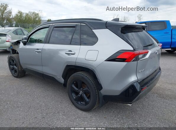 JTMEWRFV7KD505816 2019 TOYOTA RAV4 HYBRID Silver Задня ліва чверть