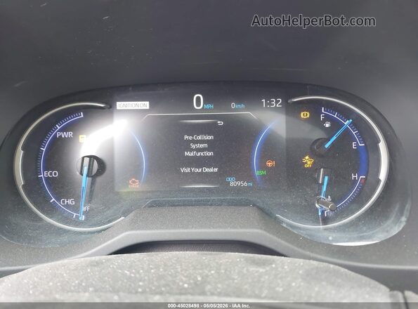 JTMEWRFV7KD505816 2019 TOYOTA RAV4 HYBRID Silver Вид задніх сидінь