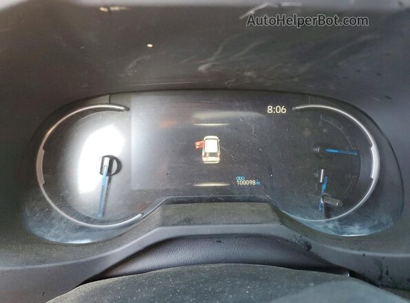 JTMEWRFV9LJ033444 2020 TOYOTA RAV4 Blue Instrument cluster view