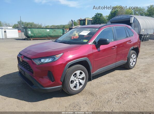 JTMF1RFV0MD079649 2021 TOYOTA RAV4 Red Front left