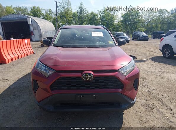 JTMF1RFV0MD079649 2021 TOYOTA RAV4 Red Rear interior view