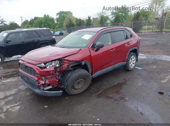 JTMF1RFV5KD033067 2019 TOYOTA LE Red Передня ліва чверть