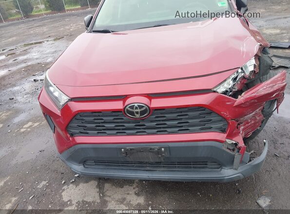 JTMF1RFV5KD033067 2019 TOYOTA LE Red Вид спереду