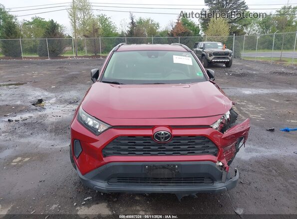 JTMF1RFV5KD033067 2019 TOYOTA LE Red Вид панелі приладів