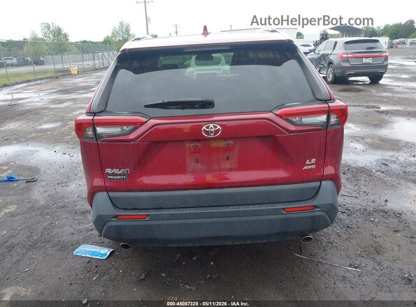 JTMF1RFV5KD033067 2019 TOYOTA LE Red 