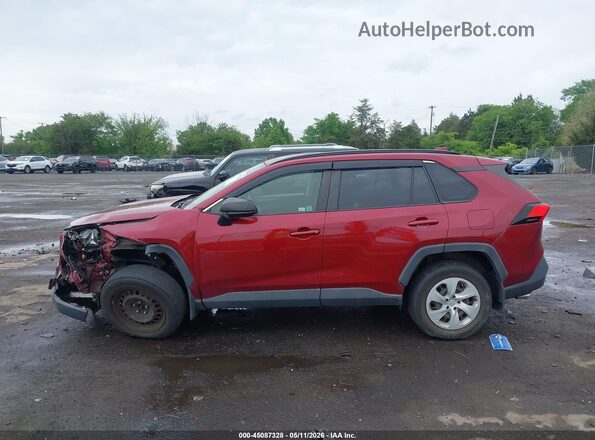 JTMF1RFV5KD033067 2019 TOYOTA LE Red Вид задньої частини салону